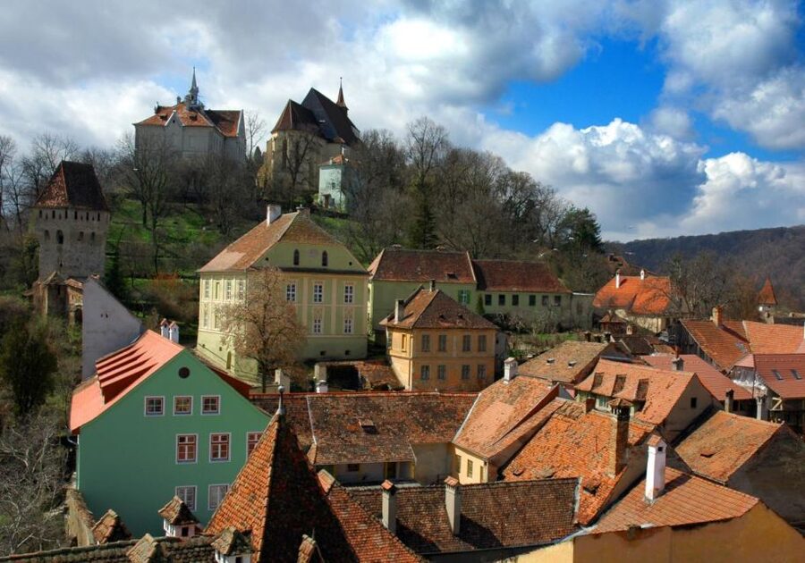 2-Day Transylvania Break From Bucharest - Sighisoara after sunset and the next morning