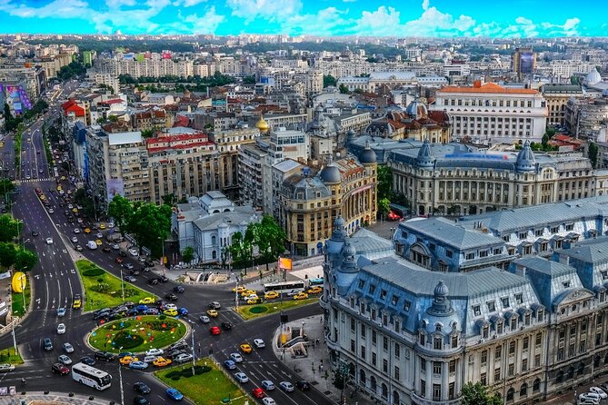 4h Bucharest Panoramic Tour by Car with stops - Bucur Church and University Square
