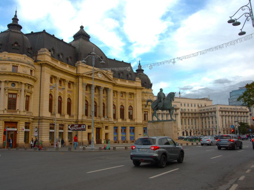 Bucharest by car - full day 'stop and visit' experience - Parliament and the marks of communist Bucharest