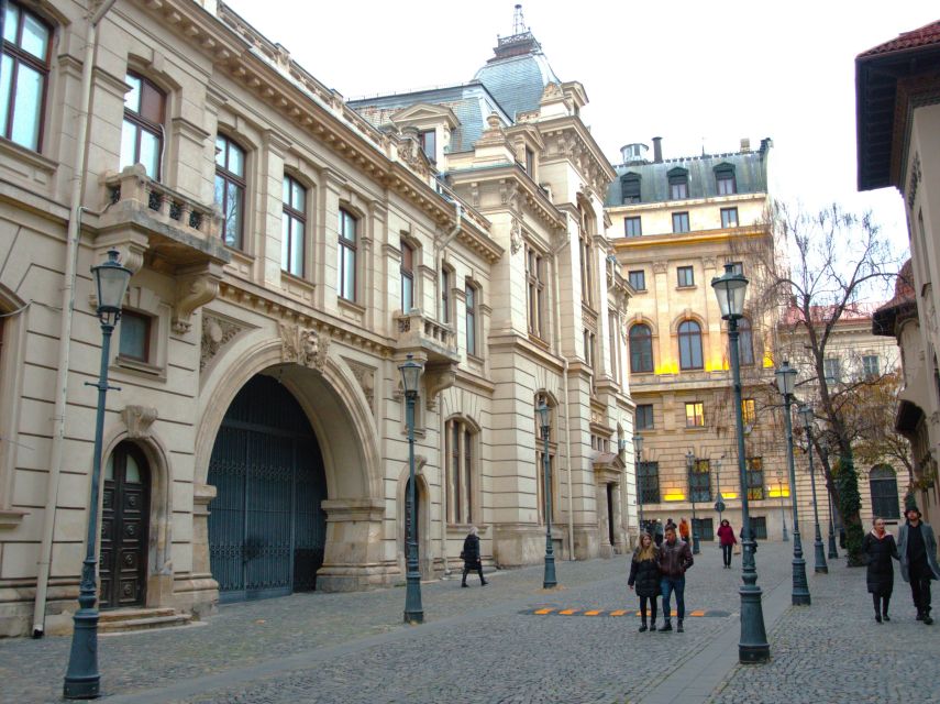 Bucharest by car - full day 'stop and visit' experience - University Square and the city’s layered center