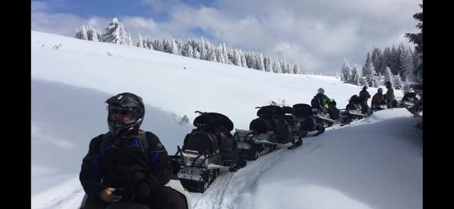 Bucharest: Carpathian Snowmobile / ATV Adventure Tour - Snowmobile or ATV time in Azuga