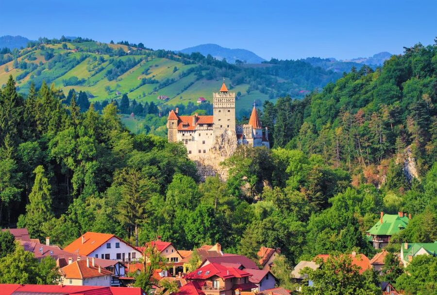 Bucharest: Dracula Castle, Peles Castle & Brasov Old Town - Peleș Castle and the royal mountain setting