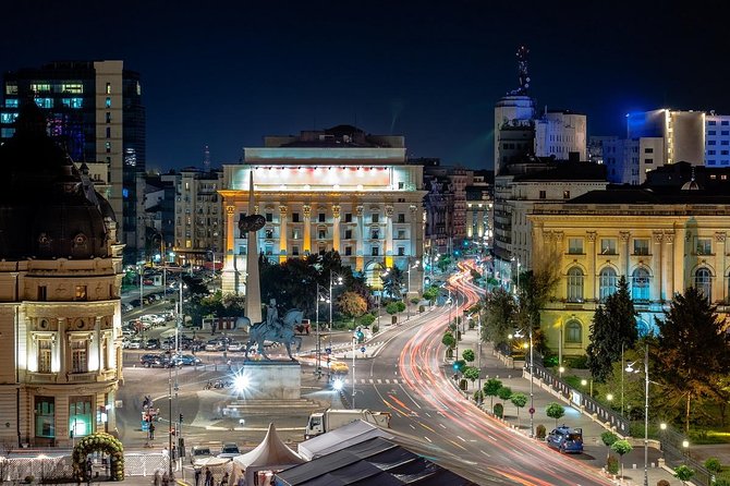 Bucharest Evening Tour and Traditional Dinner - 3 hours - The Palace of Parliament at the start
