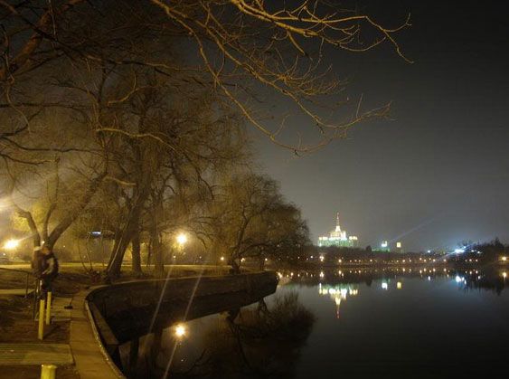 Bucharest Evening Tour and Traditional Dinner - The Palace of Parliament after dark