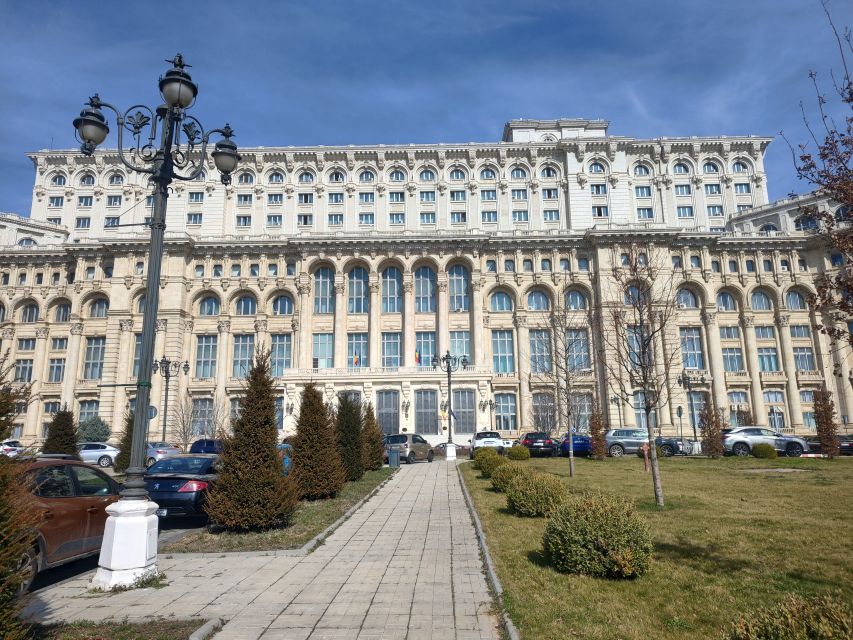 Bucharest: Parliament Senate Entry Tickets and Guided Tour - Walking the grand staircases