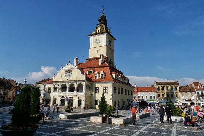 Dracula's Castle, Peles Castle and Brasov Day Trip from Bucharest - Brasov’s Council Square and medieval defenses