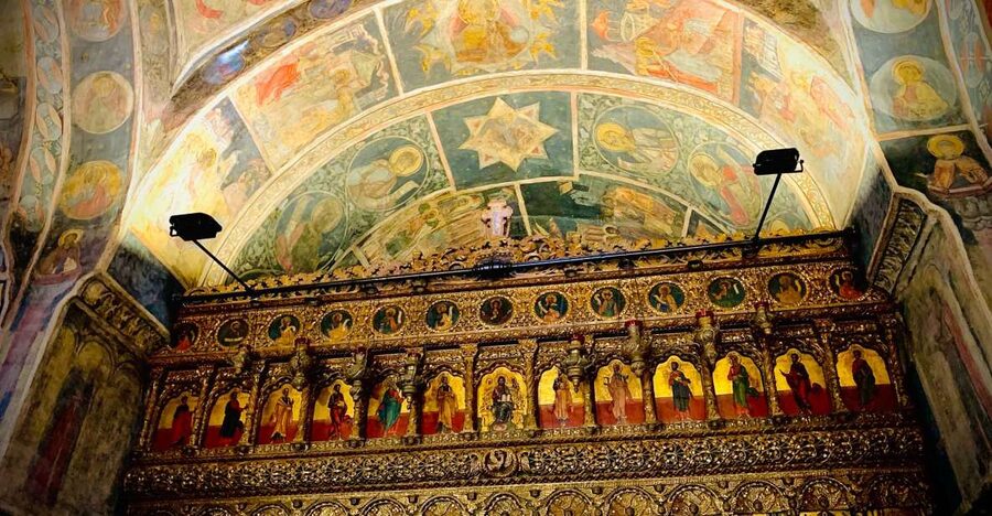 Eastern Orthodox Church Art in Bucharest - Saint Anton and the Old Princely Court