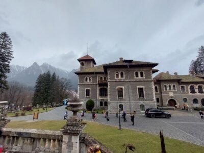 From Brasov 3 castles : Peles , Bran , Cantacuzino