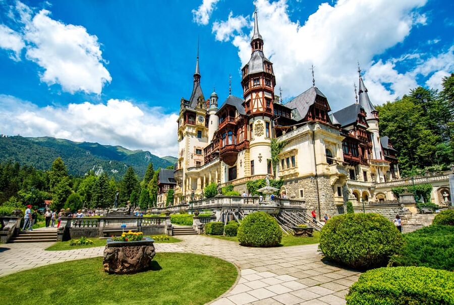 From Bucharest: Day Trip to Peles, Dracula's Castle, Brasov - Meeting in central Bucharest before the mountain road