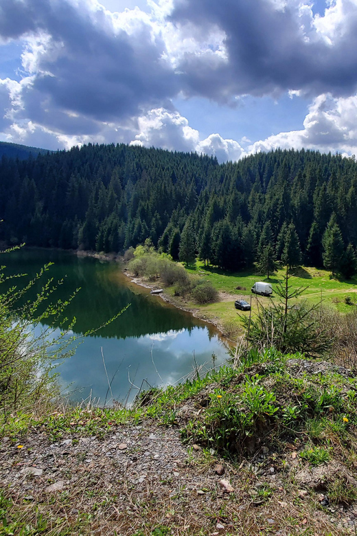 From Cluj: Mountain Bike around Lake Dragan - Alunu village and the first big panorama