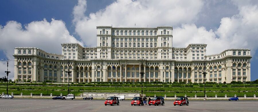 Full day Bucharest Sightseeing Tour - The Palace of Parliament puts scale before subtlety