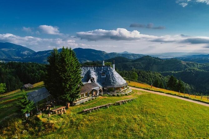 Hiking thought the best mountain villages in Romania-Private tour from Brasov - The remote wooden houses of Transylvania Amphitheater