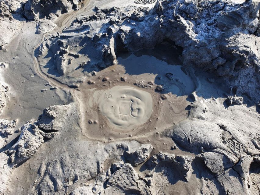 Muddy Volcanoes and Salt Mine Private Tour - Walking among the Berca mud cones