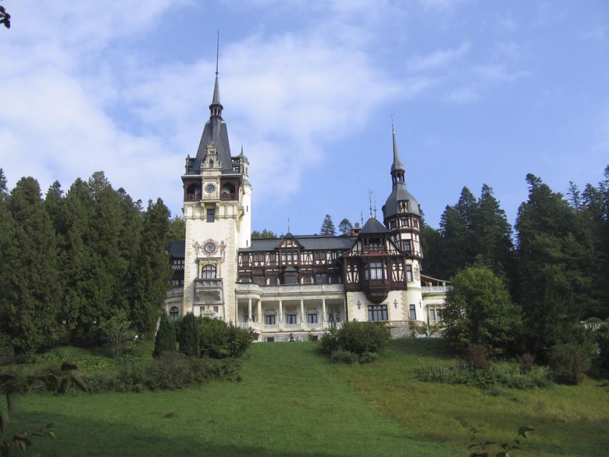 Peles, Dracula's Castles & Brasov: Private Day Trip & Pickup - Entering Peles Castle in Sinaia