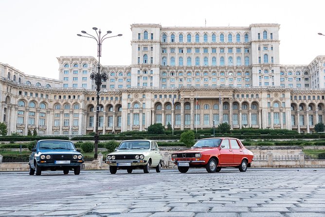 Private-Red Patrol Bucharest Flea Market Tour with a Romanian car - Carol I Park and the red marble mausoleum