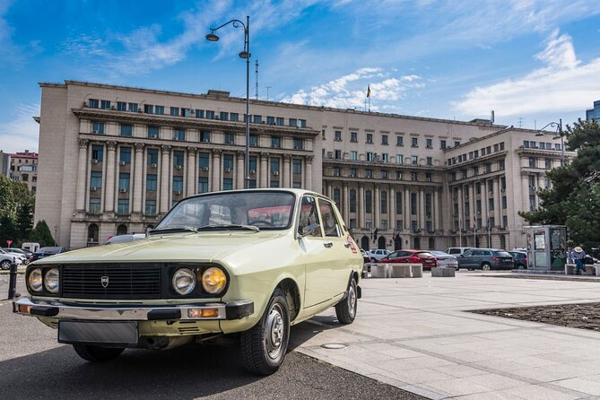 Private - Romanian Vintage Car Driving Tour of Bucharest 120 min - Constitution Square and the Palace of Parliament