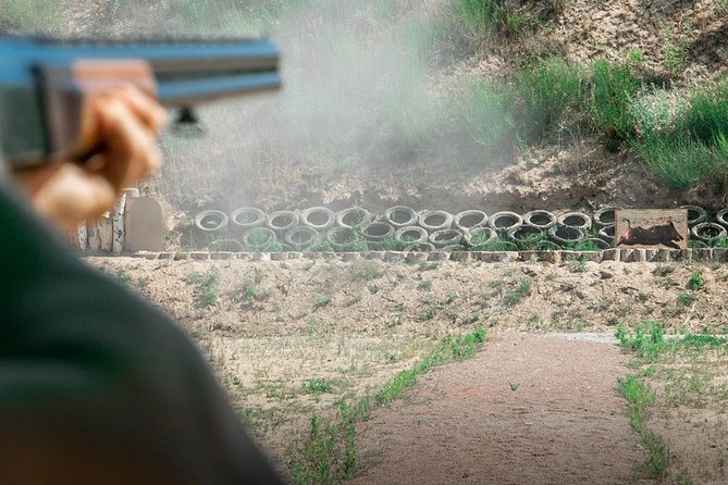 Shooting Range in Bucharest with Hotel Pickup - Choosing between a pistol, assault rifle, and tactical package