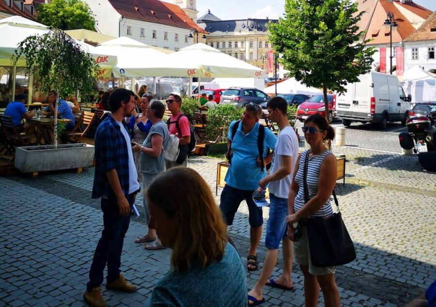 Sibiu: Daily Sightseeing Guided Tour - Piaţa Mare, Sibiu’s grand opening scene