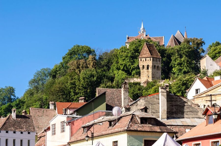 Sighisoara: Candlelight Tour of Dracula's Home Town - Climbing the Covered Stairs to the Church on the Hill