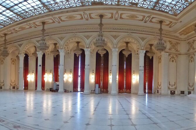 Skip the Line Ticket of the Palace of Parliament in Bucharest - Seeing the Palace of Parliament from inside