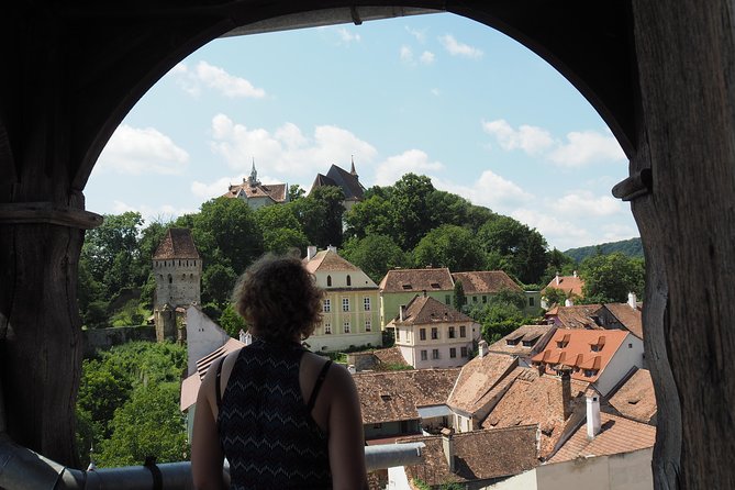 Small Group Tour to Viscri Church Sighisoara Town Rupea Fortress - Rupea Fortress above the countryside