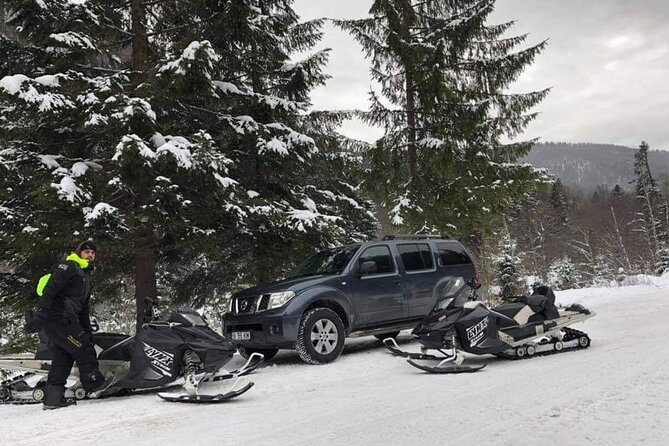 SnowMobiles Tour in Carpathian Mountains - Peles Castle gives the day a strong cultural stop