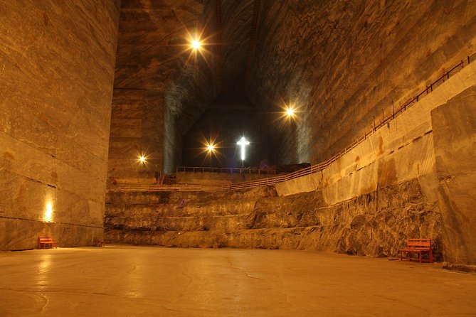 The Salt Mines, The Winery, The Muddy Volcanoes! The Fixers Private Tour - Entering the Unirea Salt Mine at Slanic
