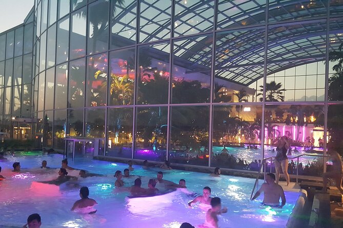Therme-entrance ticket and transfer pick-up/drop-off Bucharest - Galaxy area: slides, flumes, and family energy