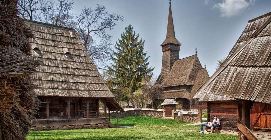 Traditions in Bucharest: Village Museum and Wine Tasting - From ie blouses to painted Moldavian eggs