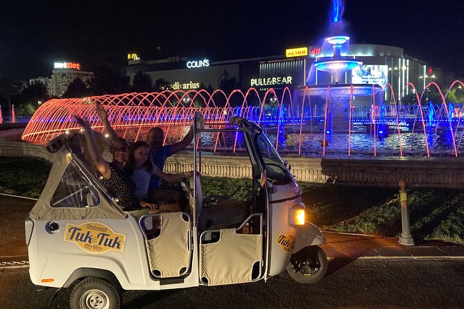 Tuk Tuk Bucharest Private Tour - Unique Experience. - The fountains and Bucharest’s Champs-Élysées