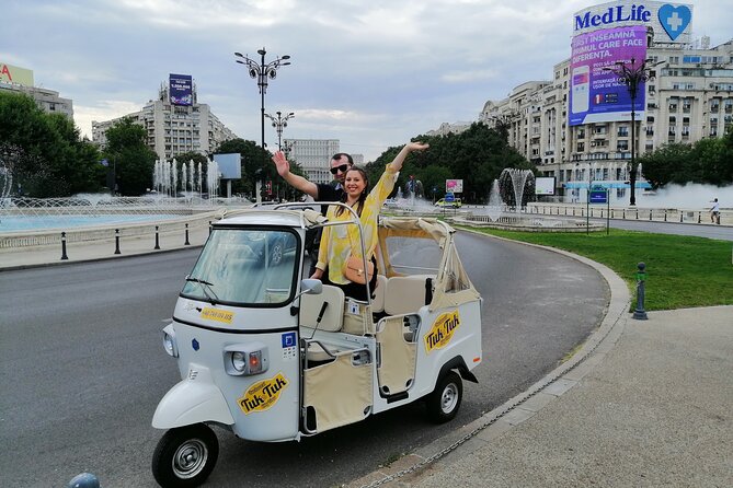 Tuk Tuk Bucharest Tour - Unique Experience in town! - Royal art, the Romanian Athenaeum, and Revolution Square